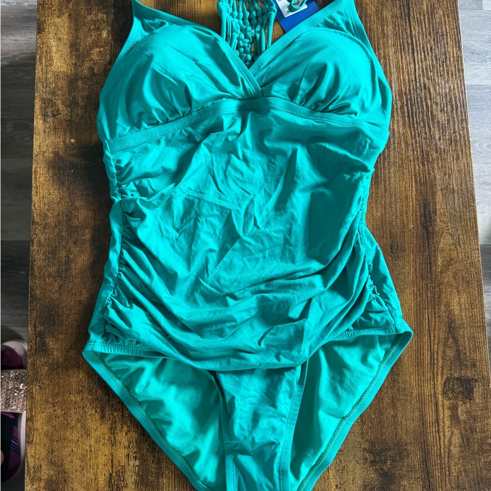 Teal One-Piece Swimsuit